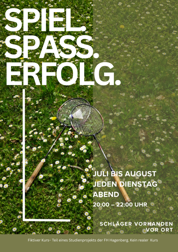 Badminton Kurs in Hagenberg
